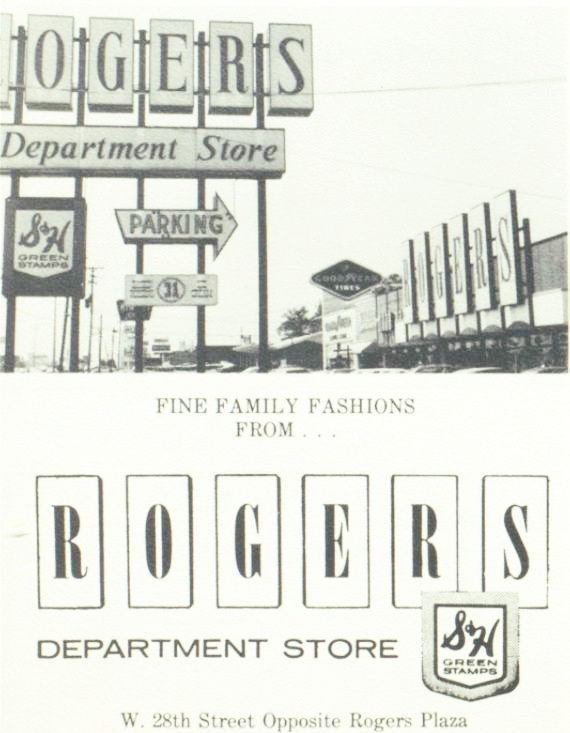 Rogers Plaza - From Vintage Yearbook (newer photo)